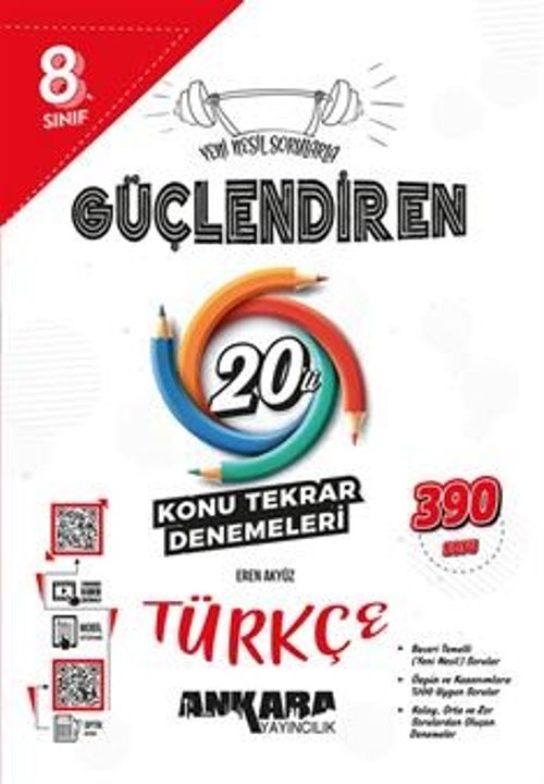 8.⁠ ⁠Sınıf Güçlendiren Türkçe 20'li Konu Tekrar Denemesi (Video Çözümlü)