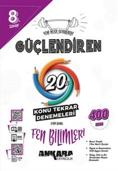 8.⁠ ⁠Sınıf Güçlendiren Fen Bilimleri 20'li Konu Tekrar Denemesi (Video Çözümlü)