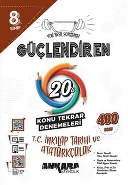 8.⁠ ⁠Sınıf Güçlendiren T.C. İnkılap Tarihi ve Atatürkçülük 20'li Konu Tekrar Denemesi (Video Çözümlü)
