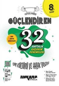 8. Sınıf Güçlendiren 32 Haftalık Din Kültürü ve Ahlak Bilgisi Kazanım Denemeleri (Video Çözümlü)