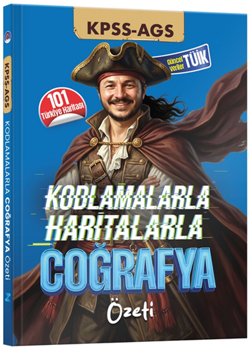 KPSS-AGS Kodlamalarla Haritalarla Coğrafya Özeti Cep Kitabı