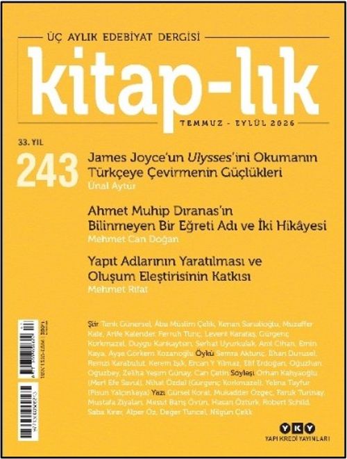 Kitap–lık 243 / Temmuz - Eylül 2026