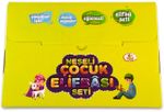 Neşeli Çocuk Elifbası Seti (2 Kitap + 1 Yapboz + 1 Sticker)