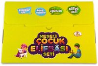 Neşeli Çocuk Elifbası Seti (2 Kitap + 1 Yapboz + 1 Sticker)
