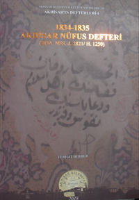 1834-1835 Akhisar Nüfus Defteri (22-D-25)