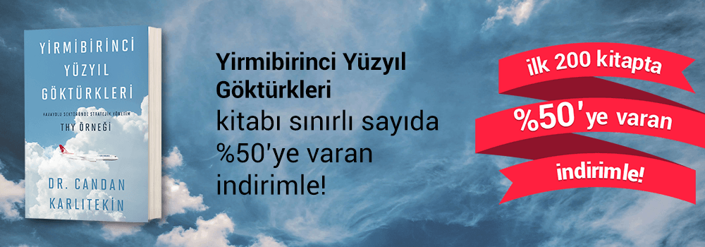 Dr. Candan Karlıtekin'in "Yirmibirinci Yüzyıl Göktürkleri" kitabı 380,00₺ yerine sadece 190,00₺!