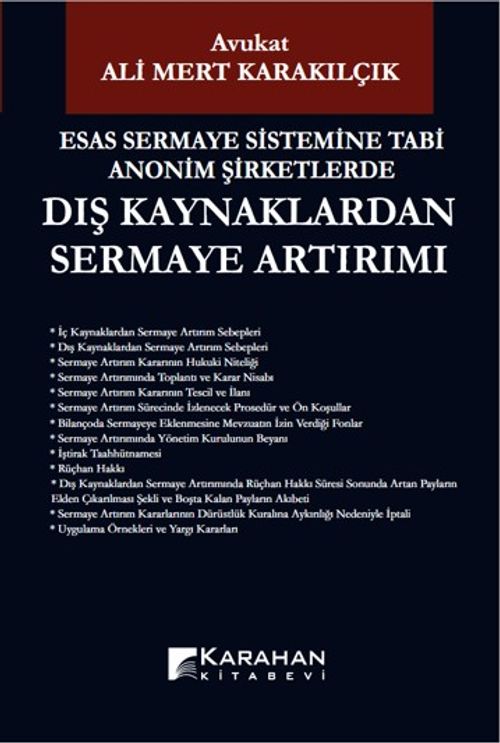 Dış Kaynaklardan Sermaye Artırımı