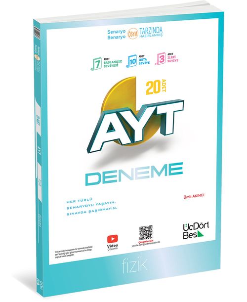 AYT 10'lu Fizik Deneme (Video Çözümlü, ÖSYM Tarzında Hazırlanmış)