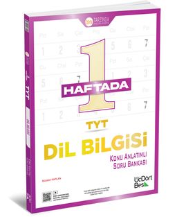 1 Haftada TYT Dil Bilgisi (Video Çözümlü, Konu Anlatımlı, ÖSYM Tarzında Hazırlanmış)