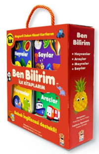 Ben Bilirim İngilizce Destekli İlk Kitaplarım (4 kitap + 6 Magnetli Dokun Hisset Kart)