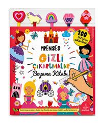Prenses Gizli Çıkartmalar Boyama Kitabı