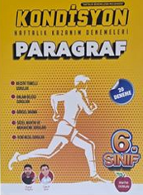 6. Sınıf Kondisyon Haftalık Denemeler Paragraf (Video Çözümlü, Mobil Kütüphane, Akıllı Optik)