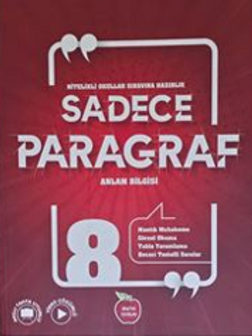 8. Sınıf Sadece Paragraf Anlam Bilgisi (Akıllı Tahta Uyumlu - Video Çözümlü)