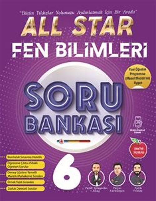 6. Sınıf All Star Fen Bilimleri Soru Bankası (Video Çözümlü)