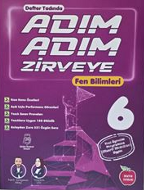 Adım Adım Zirveye 6. Sınıf Fen Bilimleri (Defter Tadında, Video Çözümlü)