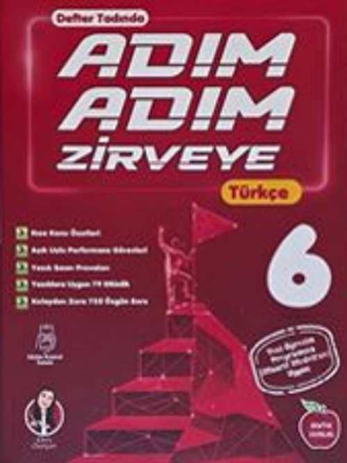 Adım Adım Zirveye 6. Sınıf Türkçe (Defter Tadında, Video Çözümlü)
