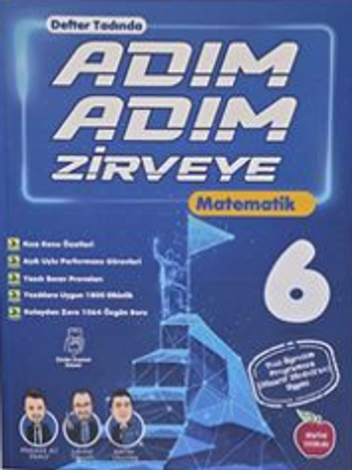Adım Adım Zirveye 6. Sınıf Matematik (Defter Tadında, Video Çözümlü)
