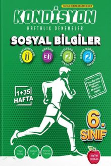 6. Sınıf Kondisyon Haftalık Denemeler Sosyal Bilgiler (Video Çözümlü, Mobil Kütüphane, Akıllı Optik)