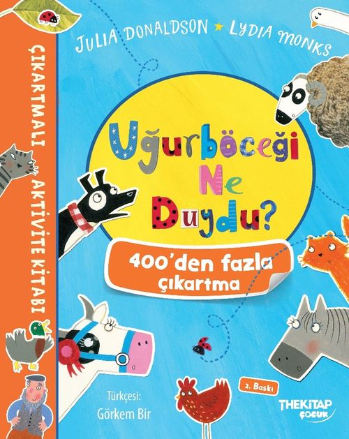 Uğurböceği Ne Duydu Çıkartmalı Aktivite Kitabı