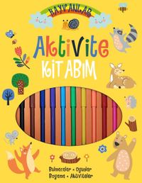 Hayvanlar Aktivite Kitabım (10 Adet Kalem ile Birlikte)