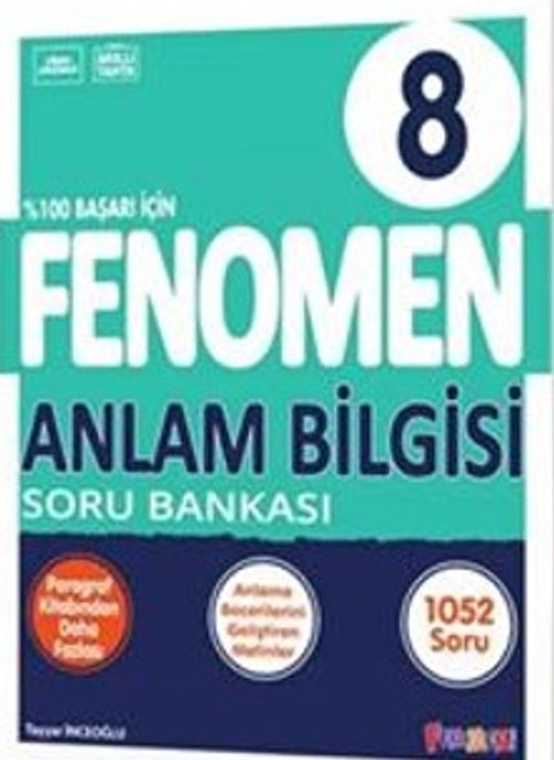 Fenomen 8.Sınıf Anlam Bilgisi Soru Bankası (Video Çözümlü)