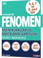 Fenomen 5, 6, 7. Sınıf Yazım Kuralları ve Noktalama İşaretleri Soru Bankası (Video Çözümlü)