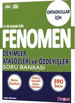 Fenomen 8. Sınıf Deyimler, Atasözleri ve Özdeyişler Soru Bankası (Video Çözümlü)