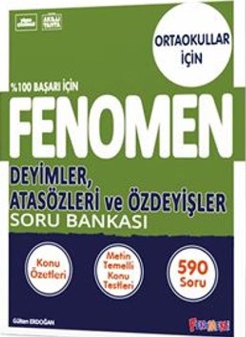 Fenomen 8. Sınıf Deyimler, Atasözleri ve Özdeyişler Soru Bankası (Video Çözümlü)