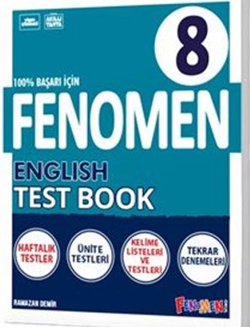 Fenomen 8.Sınıf English Test Book (Video Çözümlü)