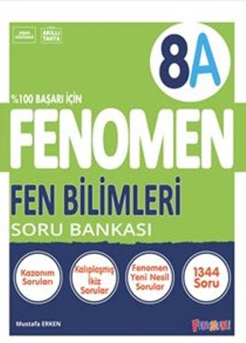 Fenomen 8.Sınıf Fen Bilimleri Soru Bankası (A) (Video Çözümlü)