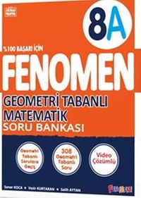 Fenomen 8.Sınıf Geometri Tabanlı Matematik Soru Bankası (A) (Video Çözümlü)