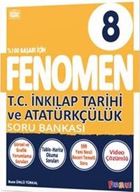 Fenomen 8.Sınıf İnkılap Tarihi ve Atatürkçülük Soru Bankası (Video Çözümlü)