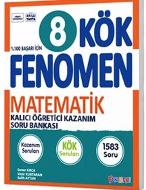 Fenomen 8.Sınıf Kök Matematik Soru Bankası (Video Çözümlü)