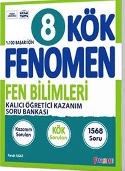 Fenomen 8.Sınıf Kök Fen Bilimleri Soru Bankası (Video Çözümlü)