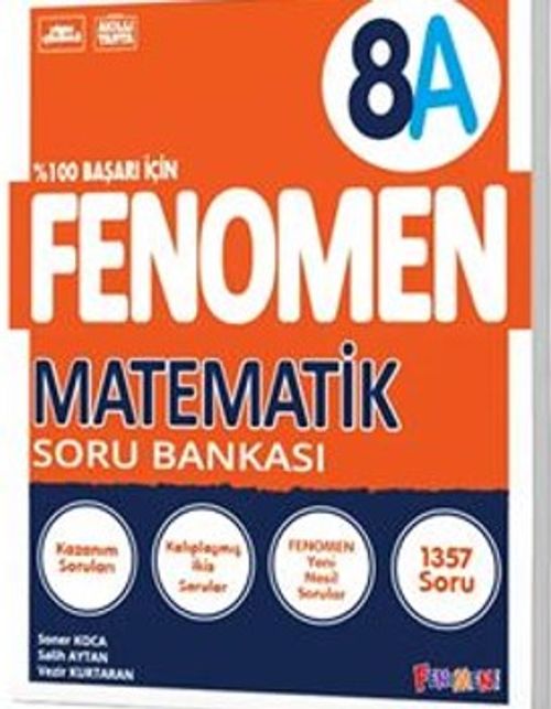 Fenomen 8.Sınıf Matematik Soru Bankası (A) (Video Çözümlü)