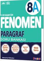 Fenomen 8.Sınıf Paragraf Soru Bankası (A) (Video Çözümlü)