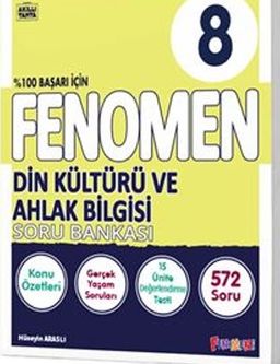 Fenomen 8.Sınıf Din Kültürü ve Ahlak Bilgisi Soru Bankası (Video Çözümlü)