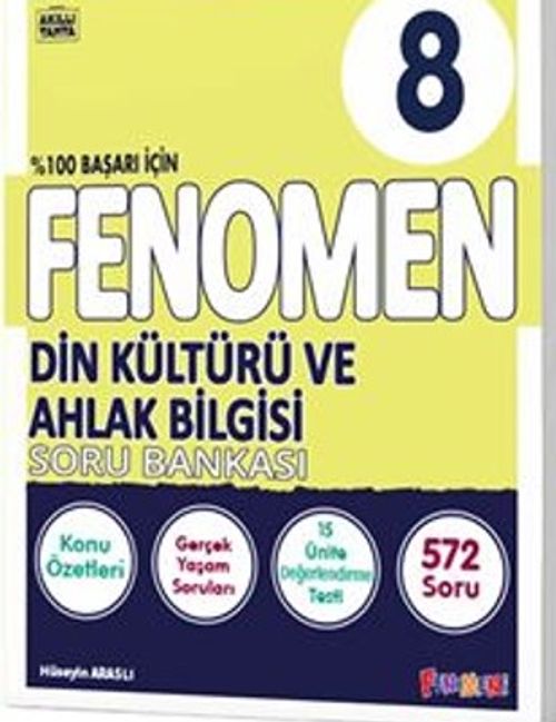 Fenomen 8.Sınıf Din Kültürü ve Ahlak Bilgisi Soru Bankası (Video Çözümlü)