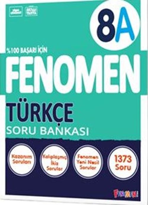Fenomen 8.Sınıf Türkçe Soru Bankası (A) (Video Çözümlü)