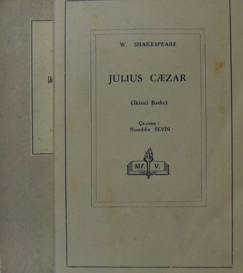 Julius Caezar – Jül Sezar (2 Cilt: Piyes ve Makaleler) / 11-Z-226
