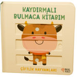 Kaydırmalı Bulmaca Kitabım - Çiftlik Hayvanları