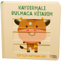 Kaydırmalı Bulmaca Kitabım - Çiftlik Hayvanları