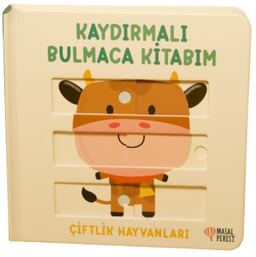 Kaydırmalı Bulmaca Kitabım - Çiftlik Hayvanları