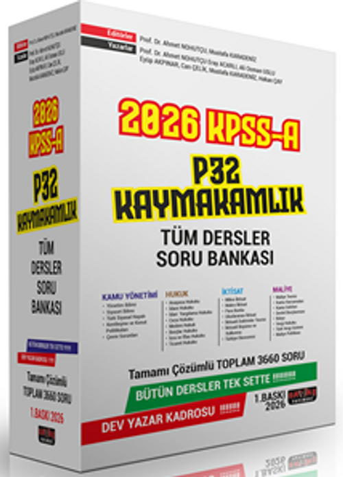 KPSS A P32 Kaymakamlık Tüm Dersler Konu Anlatımlı Modüler Set