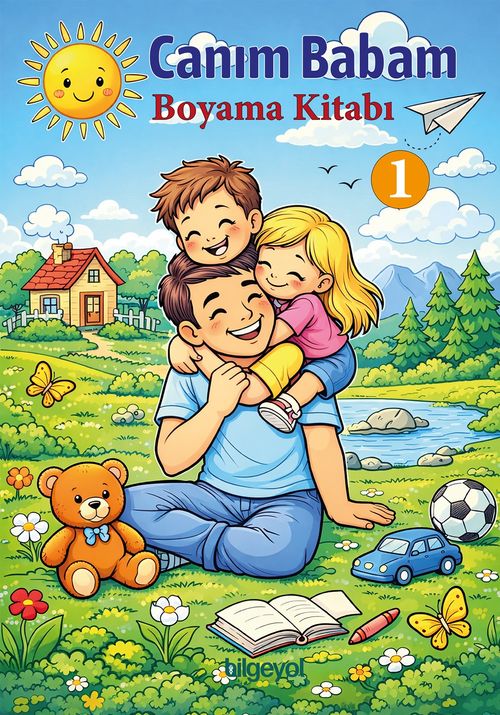 Canım Babam Boyama Kitabı 1