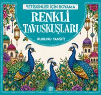 Renkli Tavuskuşlar / Yetişkinler İçin Boyama