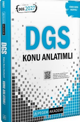 2027 DGS Konu Anlatımlı (Video Ders Hediyeli)