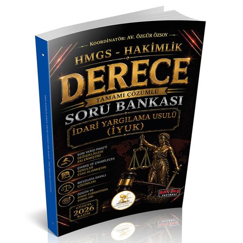 HUKAL HMGS-Hakimlik Derece İdari Yargılama Hukuku Soru Bankası