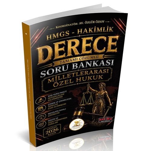 HUKAL HMGS-Hakimlik Derece Milletlerarası Özel Hukuk Soru Bankası