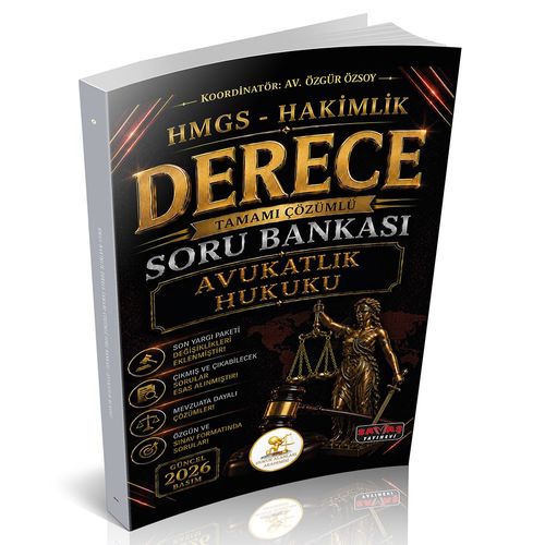 HUKAL HMGS-Hakimlik Derece Avukatlık Hukuku Soru Bankası